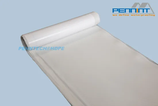 HDPE High Polymer Sticky Membrane Building Waterproof Material for Underground 