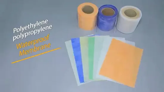 High Polymer Polyethylene Polypropylene PP PE Tile Roof Underlay Material 